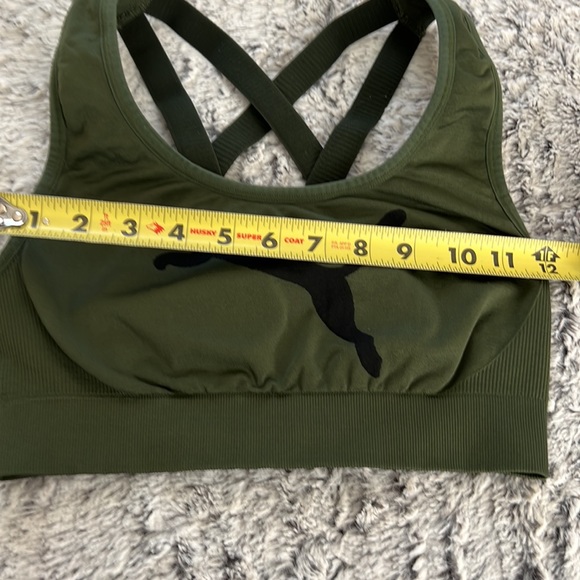 Puma Logo Front Sports Bra Cross strap - Picture 4 of 5
